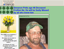 Tablet Screenshot of finddonpotts.tripod.com