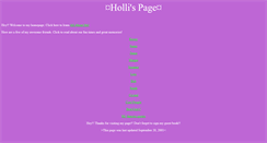 Desktop Screenshot of hollispage.tripod.com