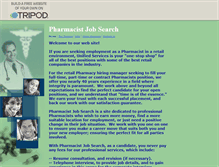 Tablet Screenshot of pharmacistjobsearch.tripod.com