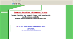 Desktop Screenshot of foreverfamilies4kids.tripod.com