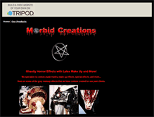 Tablet Screenshot of morbidcreations.tripod.com