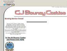 Tablet Screenshot of cjcastles.tripod.com