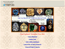 Tablet Screenshot of famousdiamonds.tripod.com