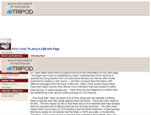 Tablet Screenshot of ldsinfo.tripod.com