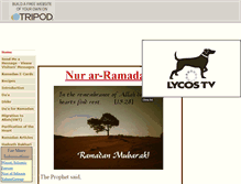 Tablet Screenshot of nur-ar-ramadan.tripod.com