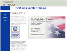 Tablet Screenshot of firstlinksafety.tripod.com
