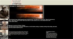 Desktop Screenshot of ernestgaines.tripod.com