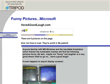 Tablet Screenshot of funnypicsmicrosoft.tripod.com