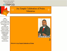 Tablet Screenshot of joytemple.tripod.com