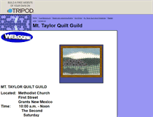 Tablet Screenshot of mttaylorquiltguild.tripod.com