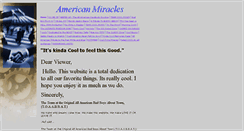 Desktop Screenshot of americanmiracles3.tripod.com