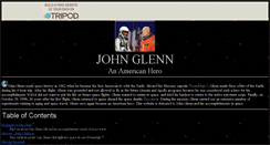 Desktop Screenshot of johnhglenn.tripod.com