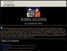 Tablet Screenshot of johnhglenn.tripod.com