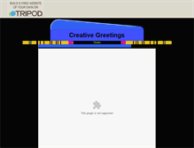 Tablet Screenshot of creative-greetings.tripod.com