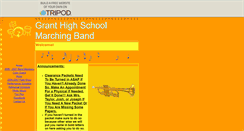 Desktop Screenshot of grantlancerband.tripod.com