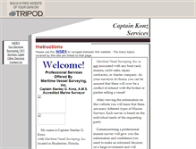 Tablet Screenshot of captkonz.tripod.com