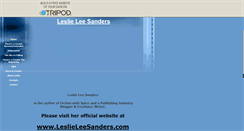Desktop Screenshot of leslieleesanders.tripod.com