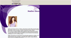 Desktop Screenshot of heatherolsononline.tripod.com