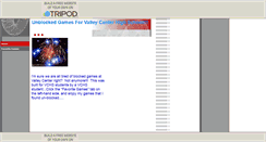 Desktop Screenshot of games4valleycenter.tripod.com