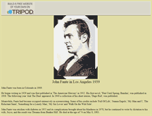 Tablet Screenshot of fante.tripod.com