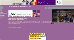 Desktop Screenshot of alistotravel.tripod.com