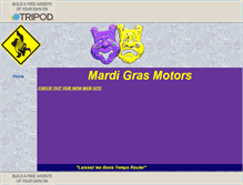 Tablet Screenshot of mardigrasmotors.tripod.com