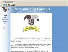 Tablet Screenshot of jestermarching.tripod.com