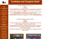 Desktop Screenshot of cowboysandcowgirlsrule.tripod.com