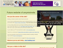 Tablet Screenshot of amymistretta.tripod.com