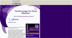 Desktop Screenshot of encouragerforchrist.tripod.com