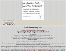 Tablet Screenshot of antispamming.tripod.com