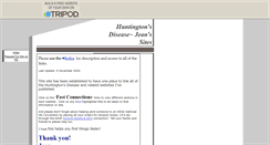 Desktop Screenshot of huntingtonsdiseasejm.tripod.com