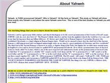 Tablet Screenshot of aboutyahweh.tripod.com