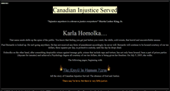 Desktop Screenshot of canadianinjustice.tripod.com