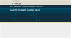 Desktop Screenshot of baxterspringssaddleclub.tripod.com