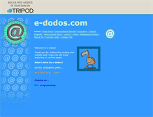 Tablet Screenshot of e-dodos.tripod.com