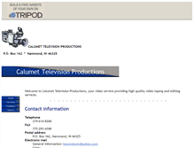 Tablet Screenshot of calumettv.tripod.com