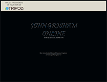Tablet Screenshot of jgrisham1.tripod.com