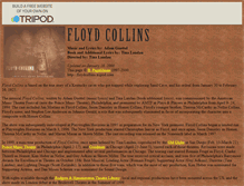Tablet Screenshot of floydcollins.tripod.com
