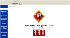 Desktop Screenshot of pack368.tripod.com