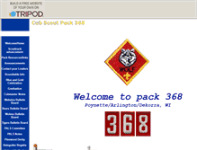 Tablet Screenshot of pack368.tripod.com