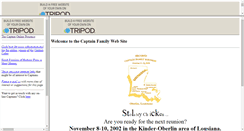 Desktop Screenshot of captainfamily.tripod.com