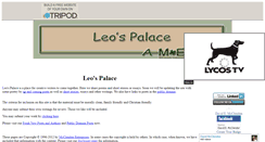 Desktop Screenshot of leospalace.tripod.com