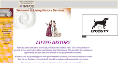 Desktop Screenshot of livinghistoryservices.tripod.com