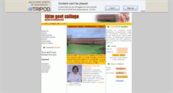 Desktop Screenshot of kktmgovtcollege.tripod.com