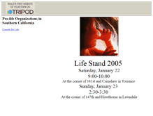 Tablet Screenshot of lifestand.tripod.com