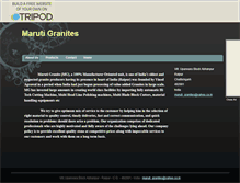 Tablet Screenshot of marutigranites.tripod.com