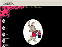 Tablet Screenshot of mariothemagician.tripod.com