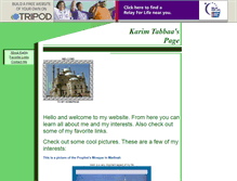 Tablet Screenshot of karimpage.tripod.com