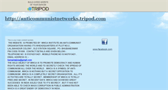 Desktop Screenshot of anticommunistnetworks.tripod.com